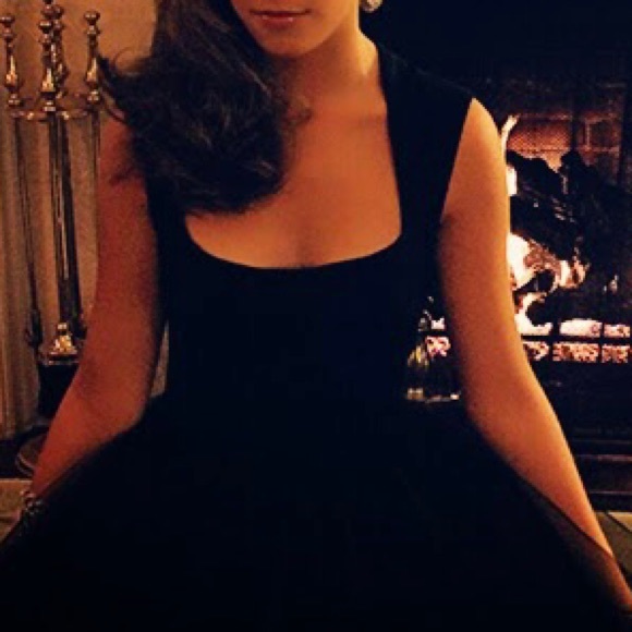 ALLISON PARRIS Dancefloor Diva Dress Black Tulle LBD 2 - Picture 6 of 10